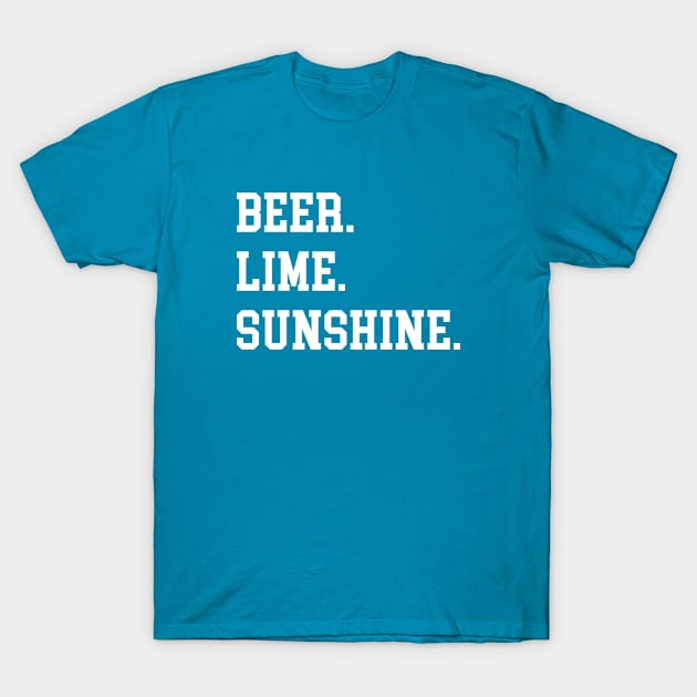 Beer Lime Sunshine T-Shirt by sewwani